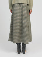 Jupe Midi Jaline Vert