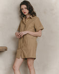 Vestido Corto Jamie Beige