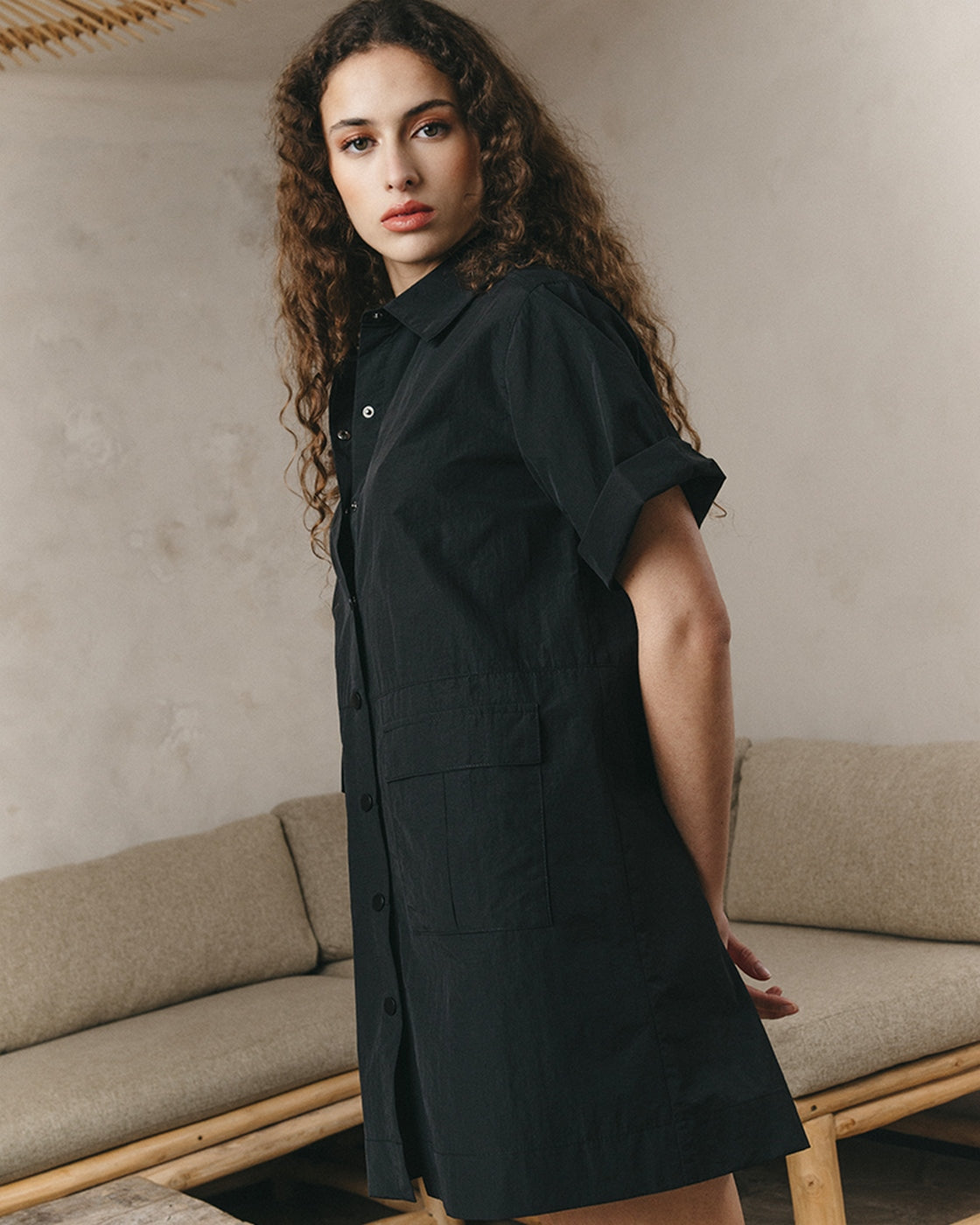 Robe Courte Jamie - Noir