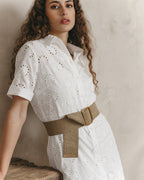 Vestido Midi Jane - Crudo