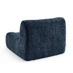 Janis - Chauffeuse - Tissu Chenille - Bleu
