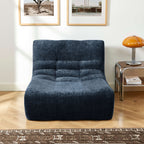 Janis - Chauffeuse - Tissu Chenille - Bleu