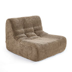 Janis - Armchair - Chenille Fabric - Taupe