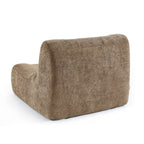 Janis - Armchair - Chenille Fabric - Taupe