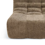 Janis - Armchair - Chenille Fabric - Taupe