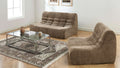 Janis - Armchair - Chenille Fabric - Taupe