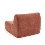 Janis - Butaca Modular 1 Plaza - Tejido Chenilla - Terracota