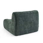 Janis - Sillón Modular 1 Plaza - Tela Chenilla - Verde