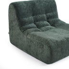 Janis - Sillón Modular 1 Plaza - Tela Chenilla - Verde