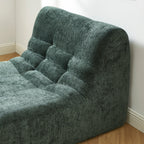 Janis - Sillón Modular 1 Plaza - Tela Chenilla - Verde