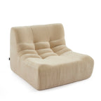 Janis - Chauffeuse Modulable 1 Place - Velours - Beige