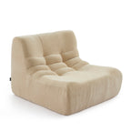 Janis - Chauffeuse Modulable 1 Place - Velours - Beige