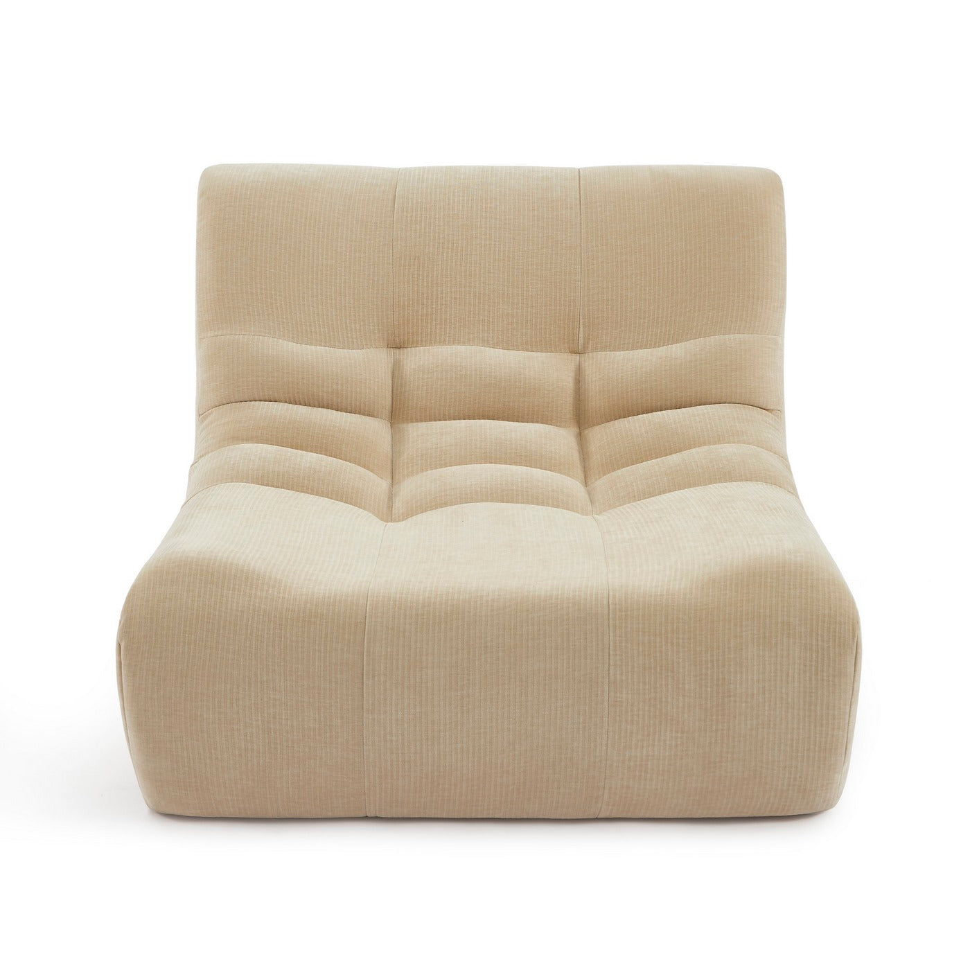Janis - Chauffeuse Modulable 1 Place - Velours - Beige