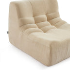 Janis - Chauffeuse Modulable 1 Place - Velours - Beige