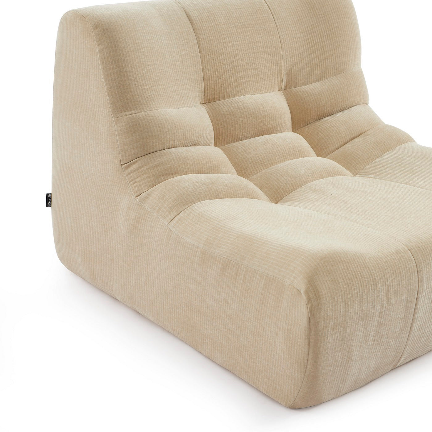 Janis - Chauffeuse Modulable 1 Place - Velours - Beige