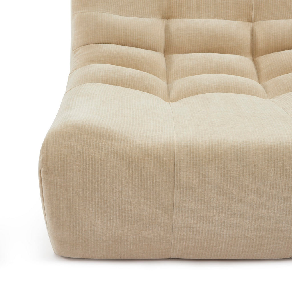 Janis - Chauffeuse Modulable 1 Place - Velours - Beige