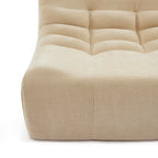 Janis - Chauffeuse Modulable 1 Place - Velours - Beige
