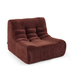 Janis - Modular 1-Seater Armchair - Velvet - Burgundy