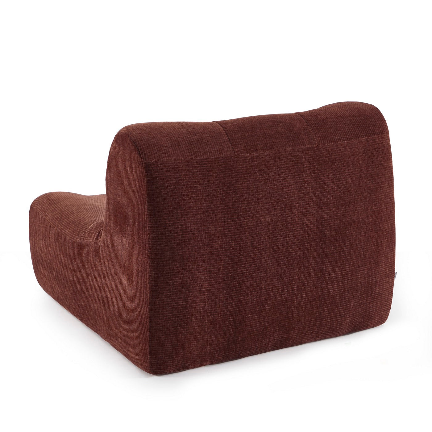 Janis - Modular 1-Seater Armchair - Velvet - Burgundy