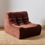 Janis - Modular 1-Seater Armchair - Velvet - Burgundy