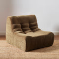 Janis - Chauffeuse Modulable 1 Place - Velours - Marron