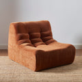 Janis - Modular 1 Seater Chair - Velvet - Terracotta
