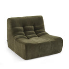 Janis - Chauffeuse Modulable 1 Place - Velours - Vert