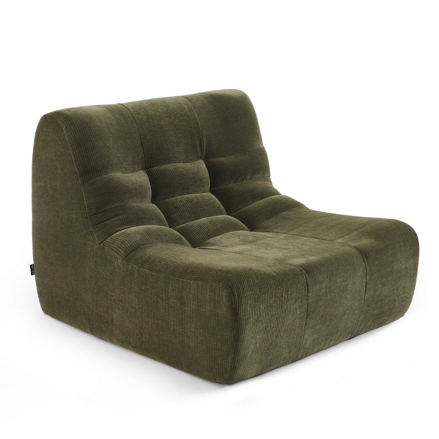 Janis - Chauffeuse Modulable 1 Place - Velours - Vert