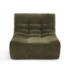 Janis - Chauffeuse Modulable 1 Place - Velours - Vert