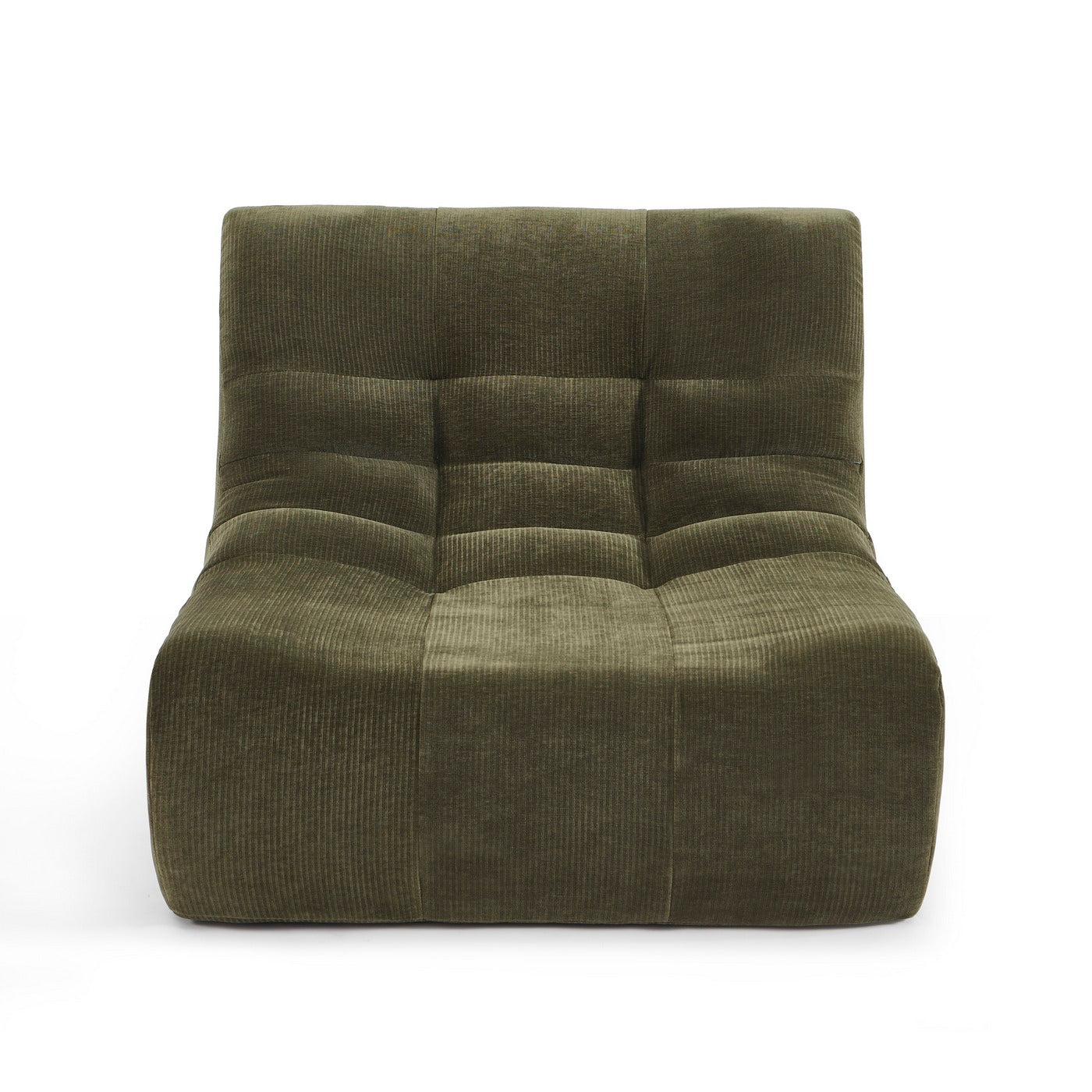 Janis - Chauffeuse Modulable 1 Place - Velours - Vert