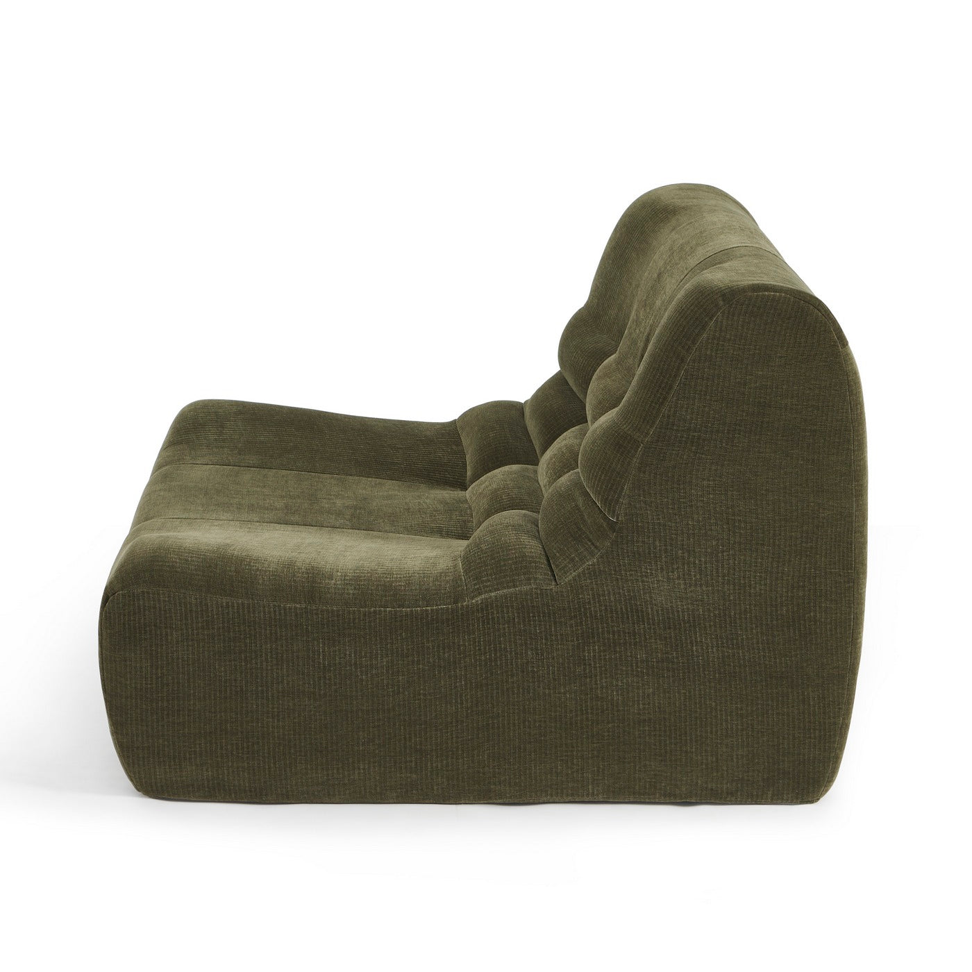 Janis - Chauffeuse Modulable 1 Place - Velours - Vert