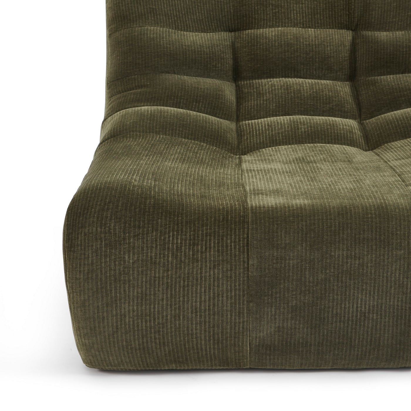 Janis - Chauffeuse Modulable 1 Place - Velours - Vert