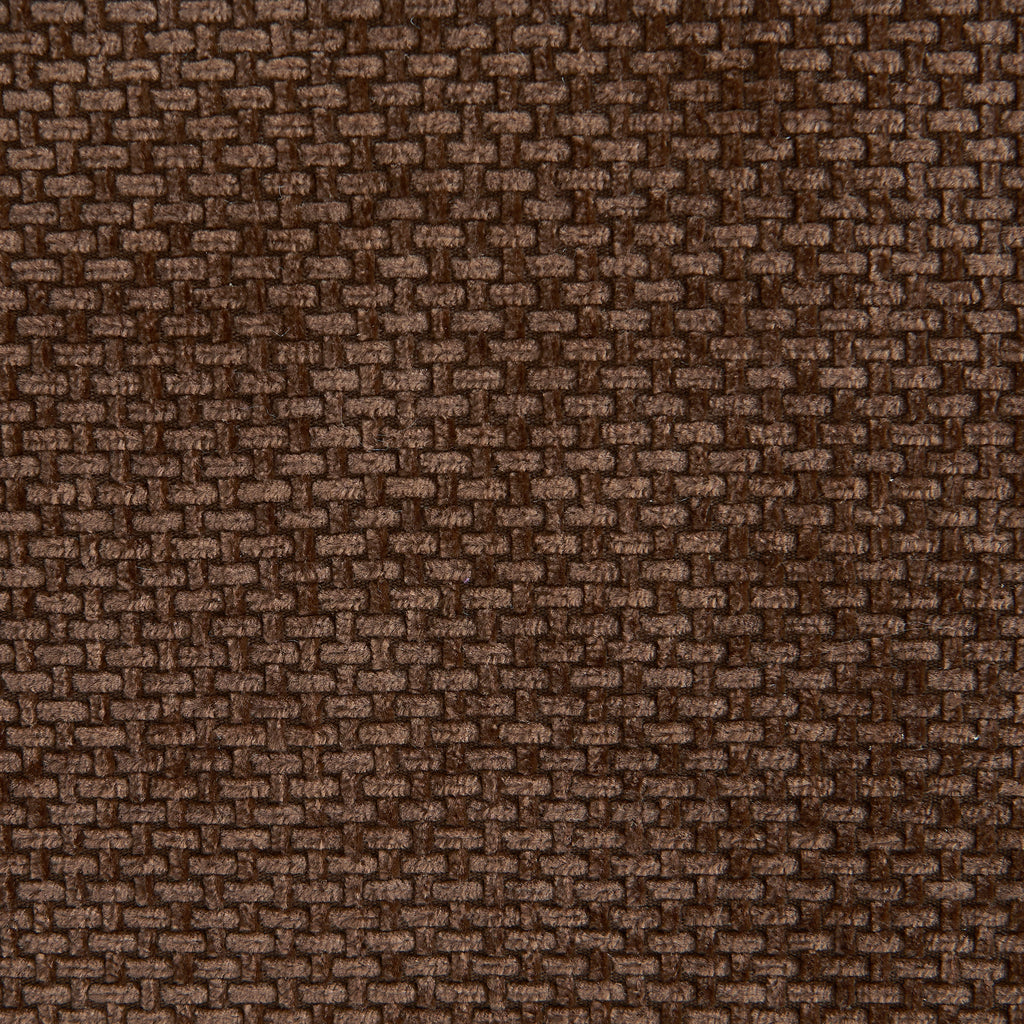 Janis - Modular Bench Seat 2 Seater - Chenille Fabric - Brown