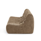 Janis - Banquette 2 Places - Tissu Chenille - Taupe