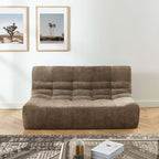 Janis - Banquette 2 Places - Tissu Chenille - Taupe