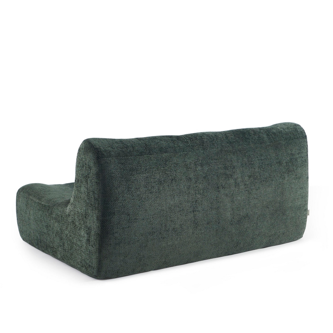 Janis - Banquette Modulable 2 Places - Tissu Chenille - Vert