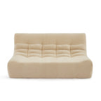 Janis - Banquette Modulable 2 Places - Velours - Beige
