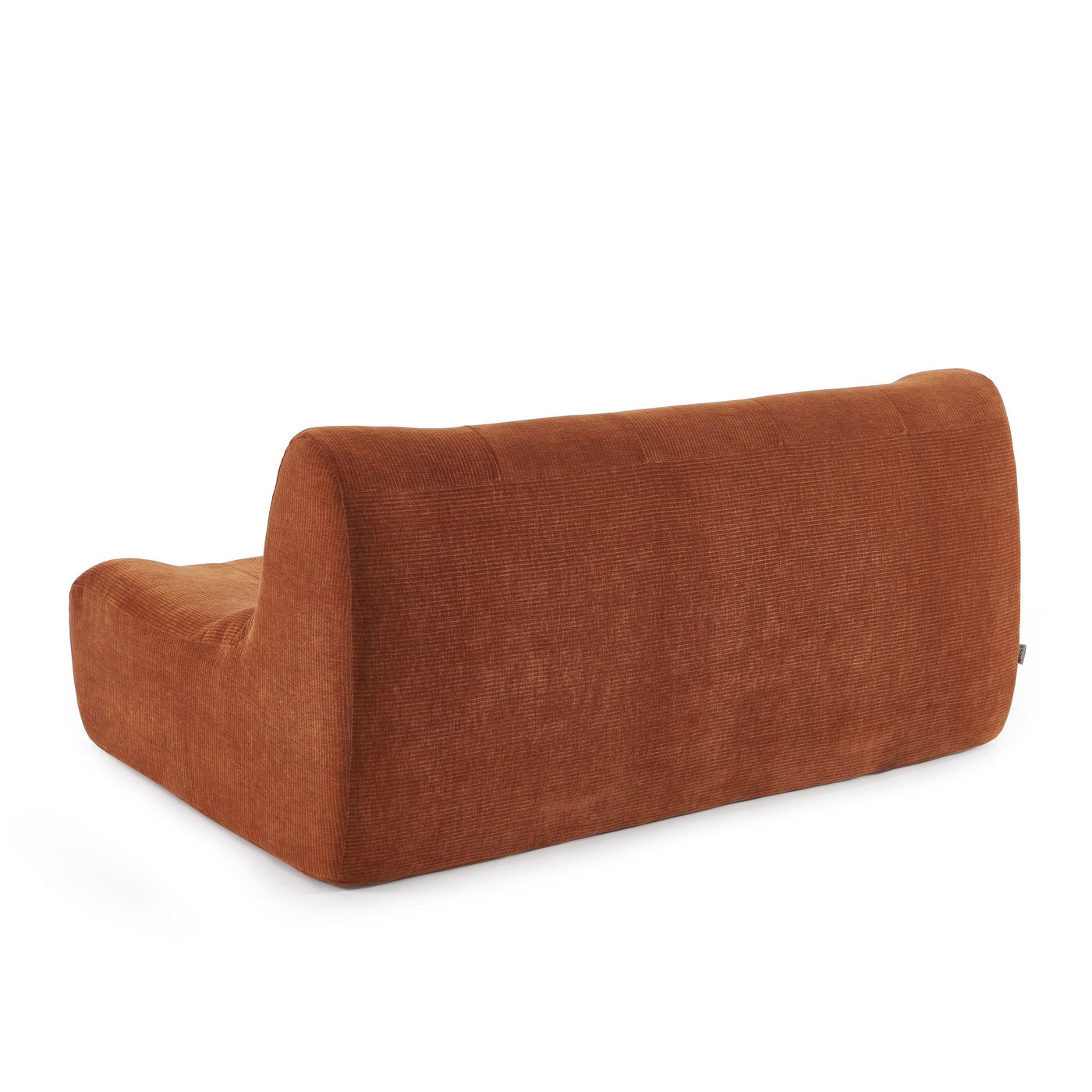Janis - Modular 2-Seater Bench Seat - Velvet - Terracotta