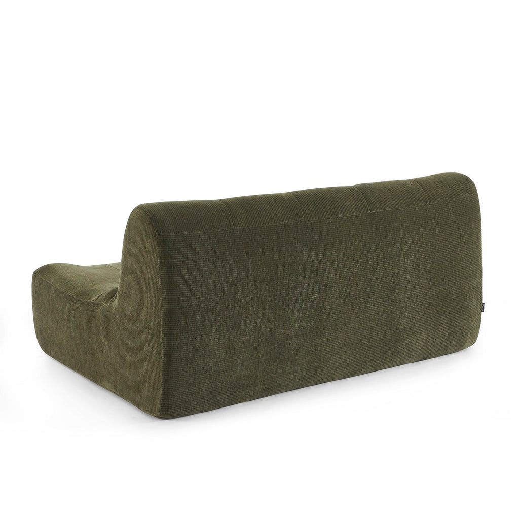 Janis - Banquette Modulable 2 Places - Velours - Vert