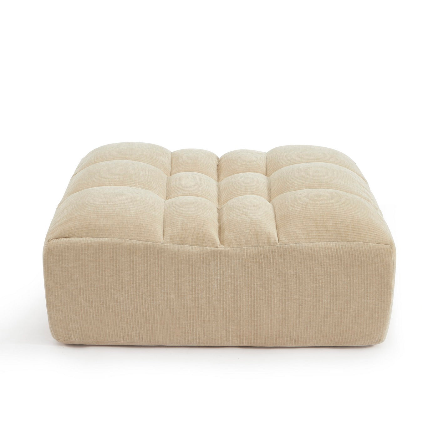 Janis - Pouf - Velours - Beige