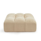 Janis - Pouf - Velours - Beige
