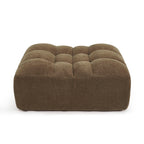 Janis - Pouf - Velours - Marron