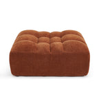 Janis - Pouffe - Terracotta Velvet