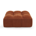 Janis - Pouffe - Terracotta Velvet