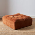 Janis - Pouffe - Terracotta Velvet