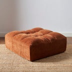 Janis - Pouffe - Terracotta Velvet