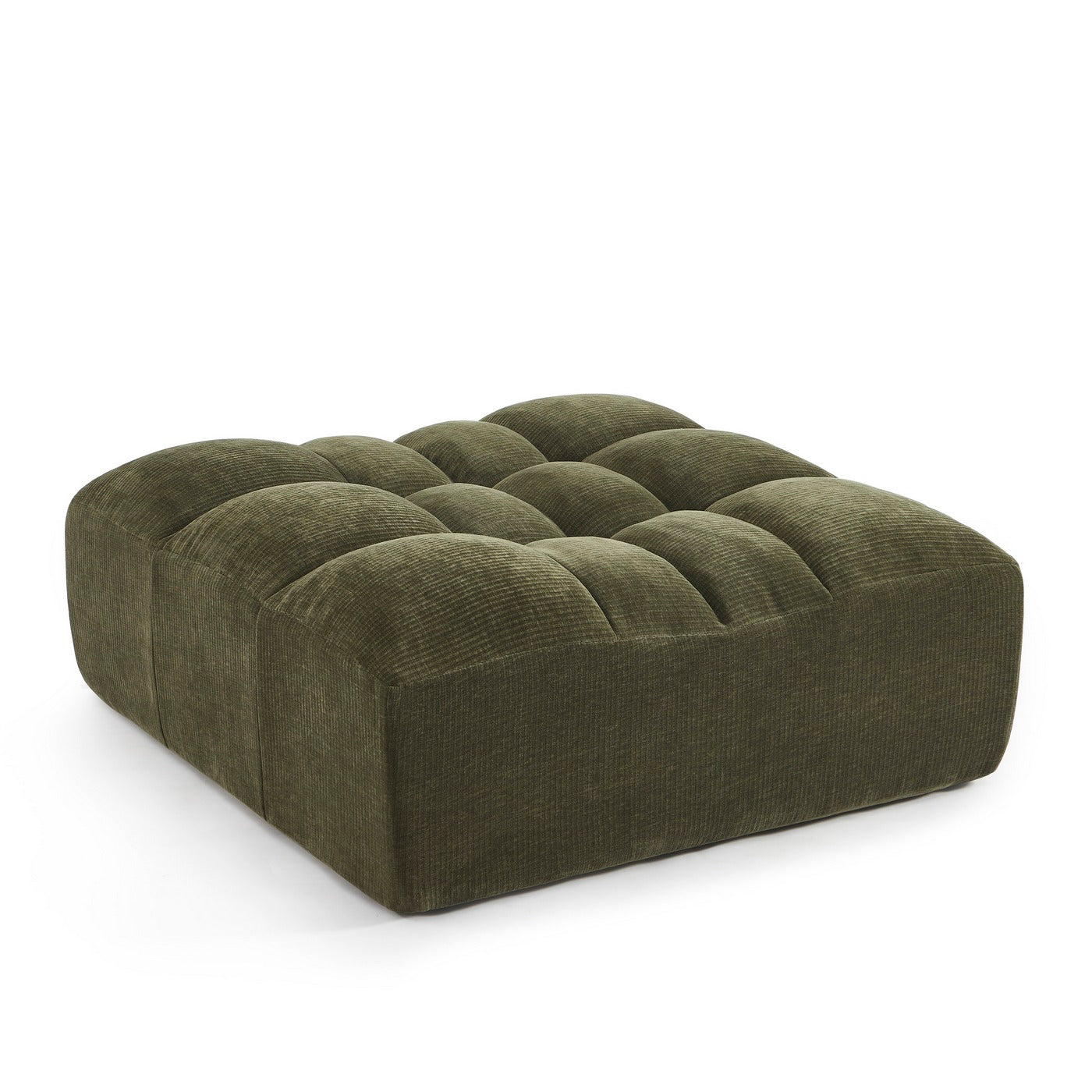 Janis - Pouf - Velours - Vert