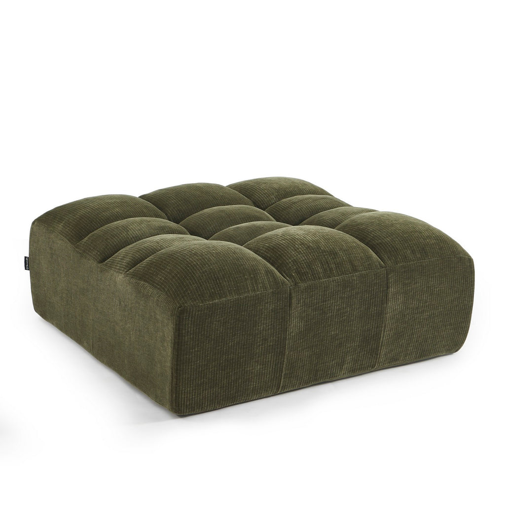 Janis - Pouf - Velours - Vert