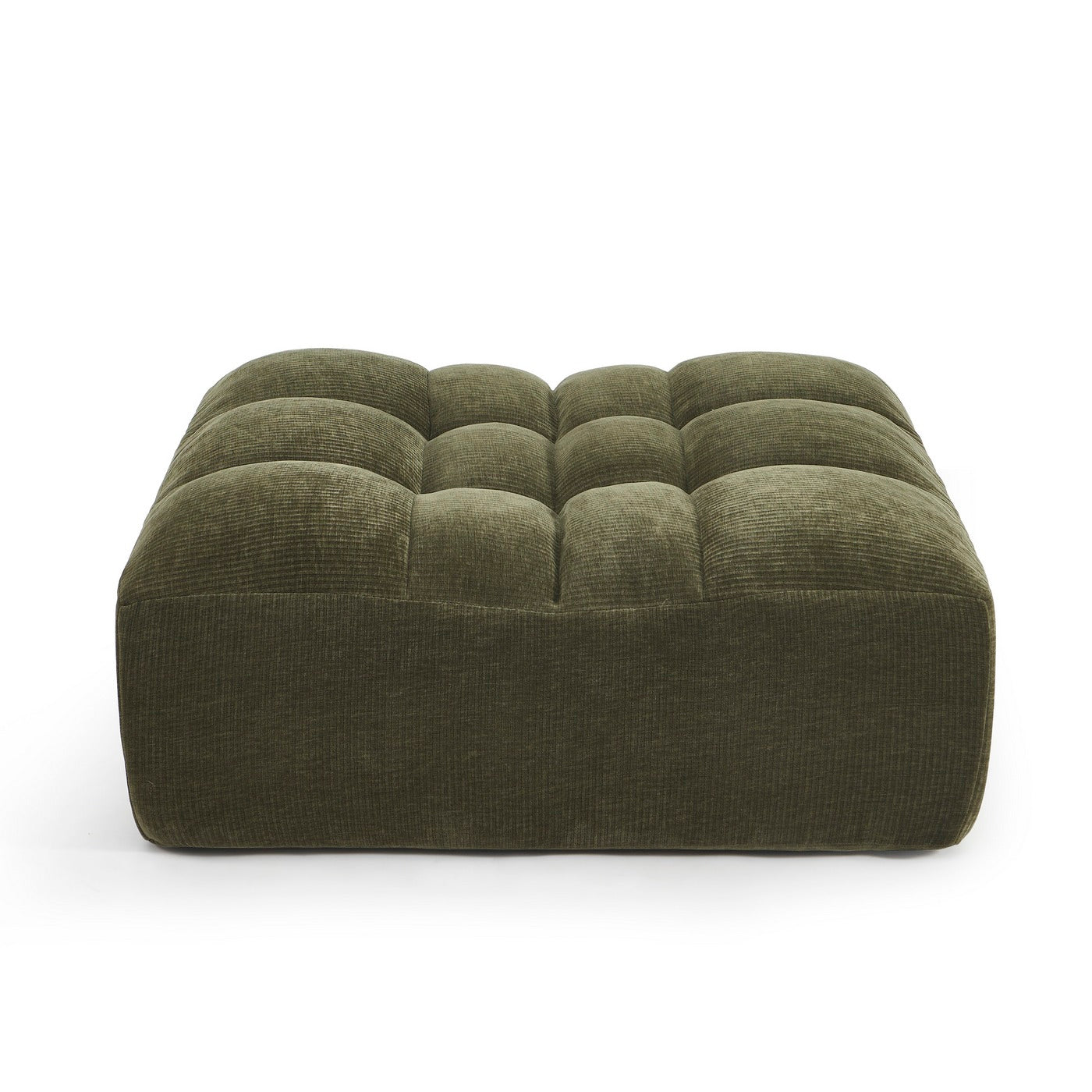 Janis - Pouf - Velours - Vert