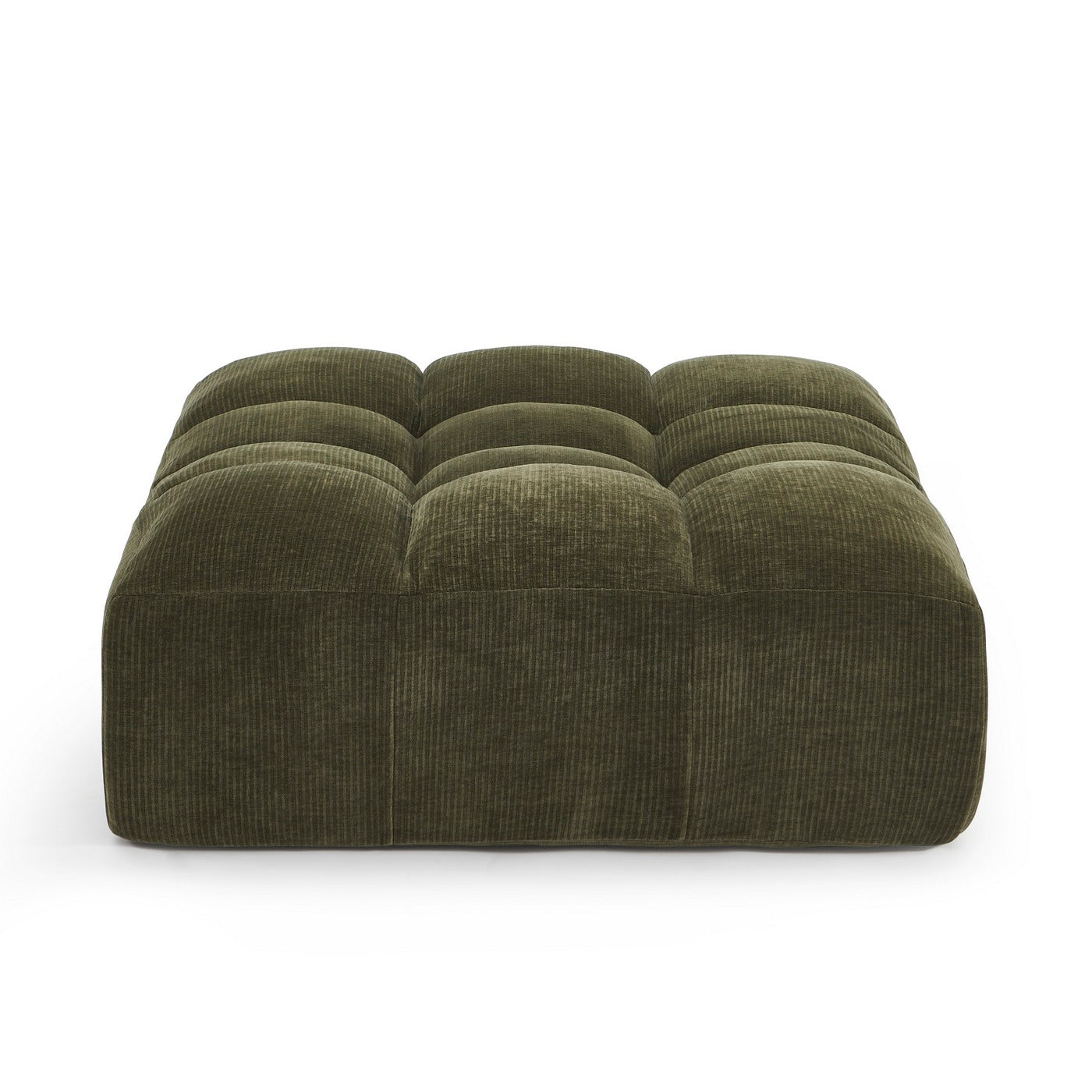 Janis - Pouf - Velours - Vert